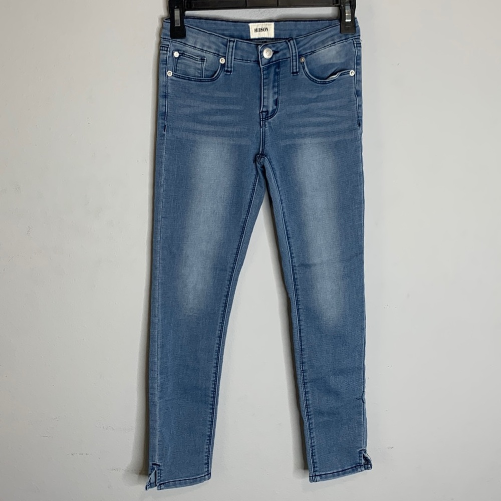 Hudson girls lightwash skinny jeggings jeans 14